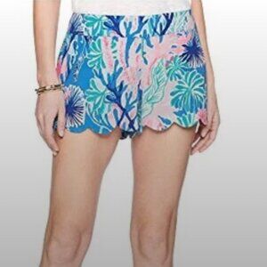 Lilly Pulitzer - Dahlia Shorts - Blue Jet Stream - Medium - Worn 1 Time